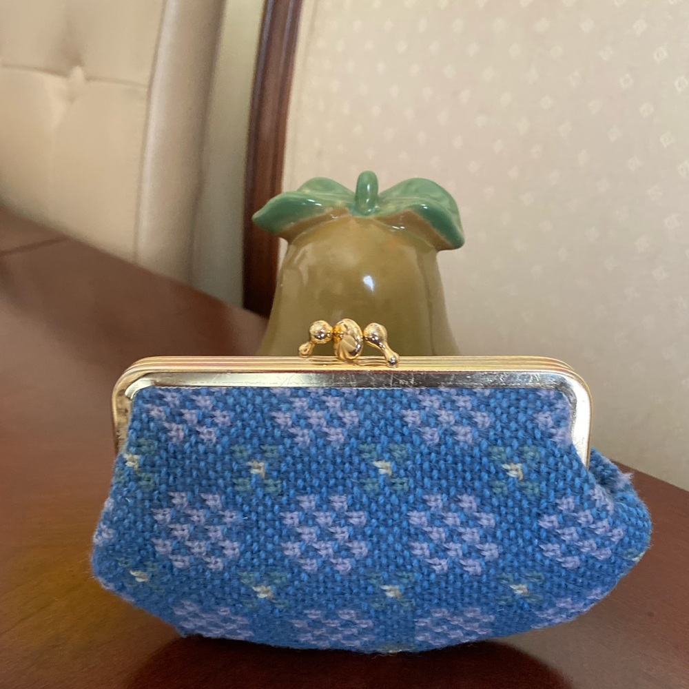 Vintage Handsewn Carpet Coin Purse